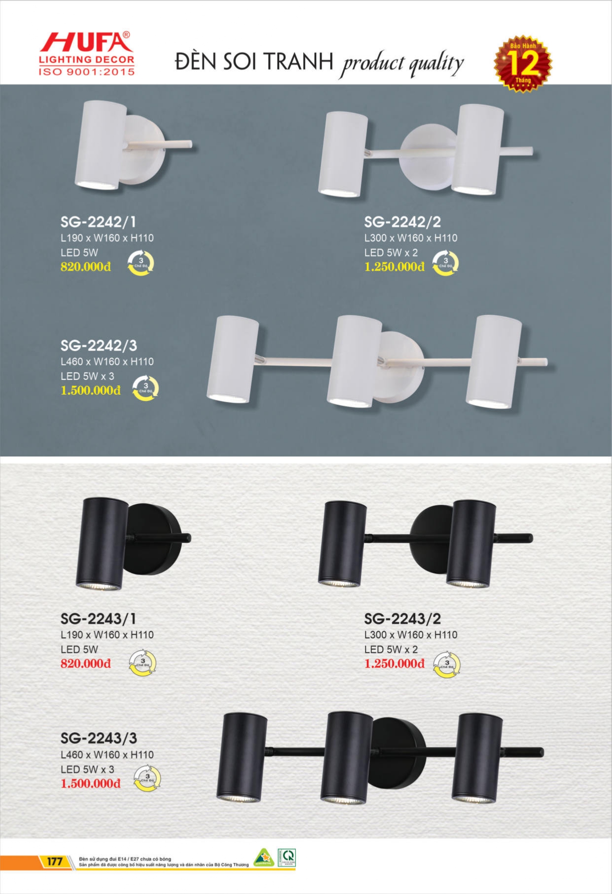 Bảng giá đèn LED HUFA 2026